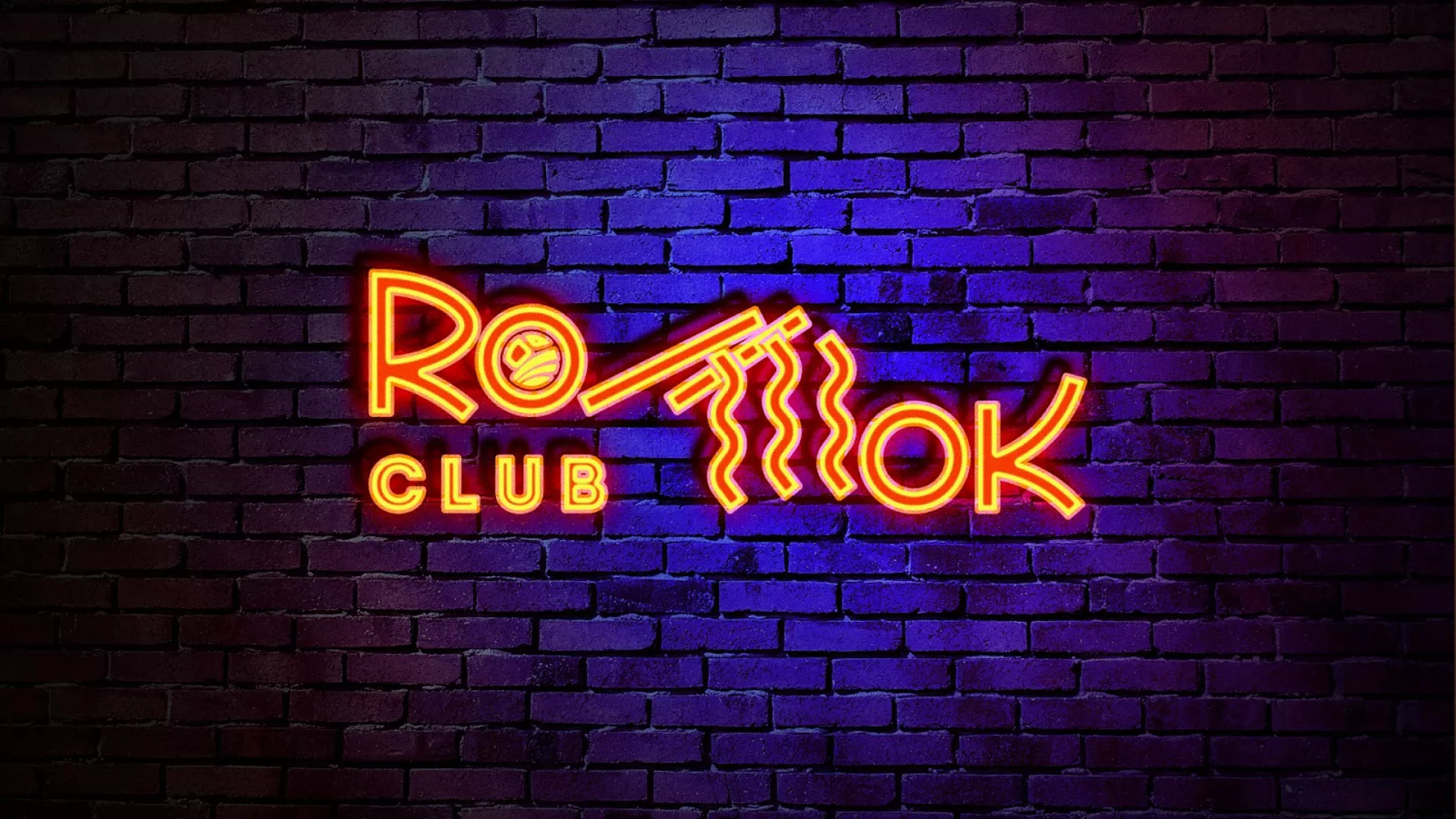 Разработка интерьерной вывески суши-бара «Roll Wok Club» в Лаишево